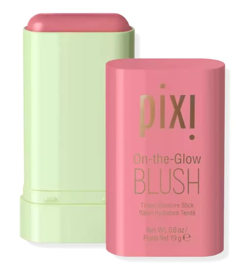 PIXI Blush Stick – Long-Lasting Creamy Blush for Cheeks, Compact On-the-Go Design, Available in Juicy Coral, Fluer Pink & Ruby Fuchsia
