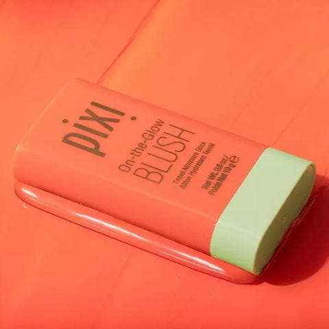 PIXI Blush Stick – Long-Lasting Creamy Blush for Cheeks, Compact On-the-Go Design, Available in Juicy Coral, Fluer Pink & Ruby Fuchsia