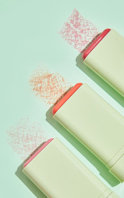 PIXI Blush Stick – Long-Lasting Creamy Blush for Cheeks, Compact On-the-Go Design, Available in Juicy Coral, Fluer Pink & Ruby Fuchsia