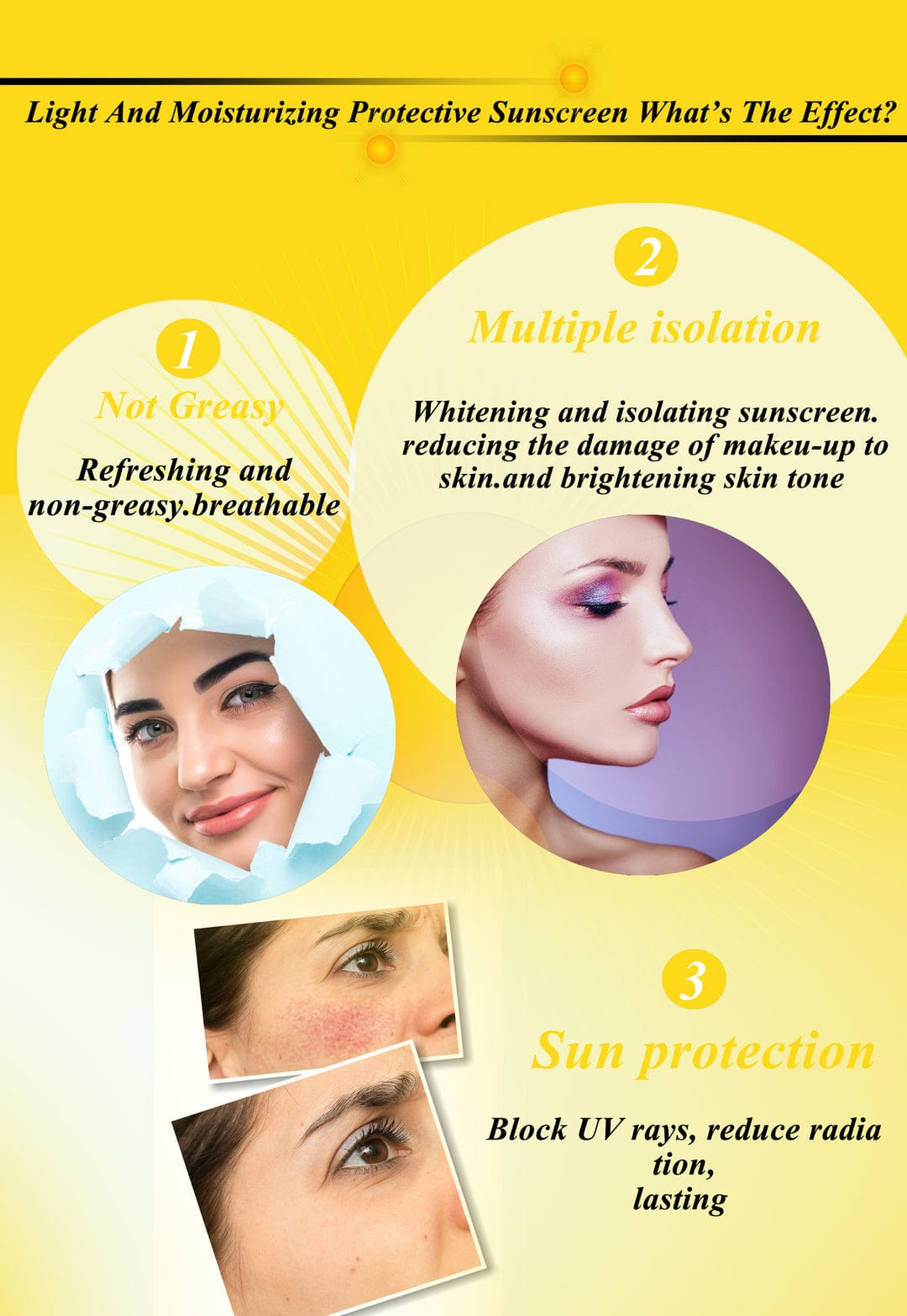 Kashee's Sunscreen SPF 55 | Water & Sweat Resistant, Paraben-Free | Broad Spectrum Sun Protection | 150ml