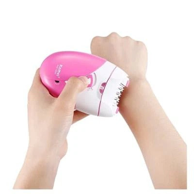 Kemei  Rechargeable Epilator – Women’s Hair Removal Gentle Shaver .