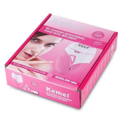 Kemei  Rechargeable Epilator – Women’s Hair Removal Gentle Shaver .
