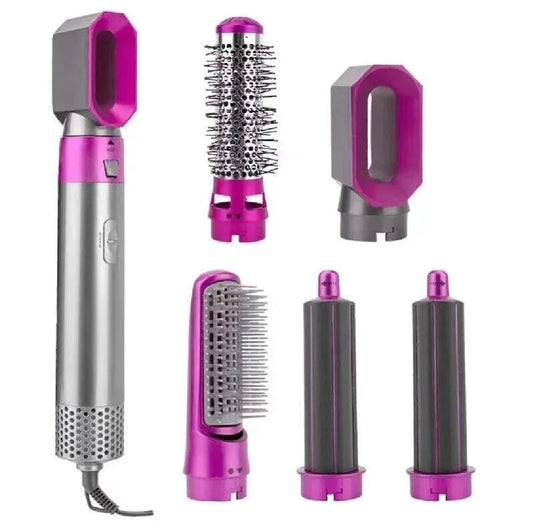 High Quality 5 In 1 Hair Styler with 5 extra feathures