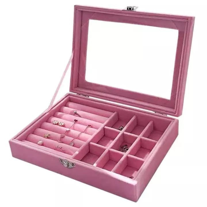 Jewelry Storage Organizer Box with Lock