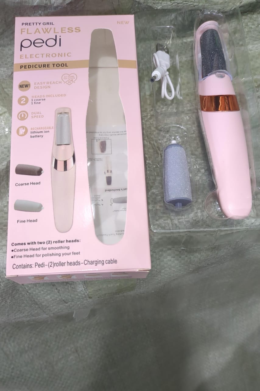 Rechargeable Electric Pedi Foot Filer Effective Callus Remover For Soft Smooth Feet