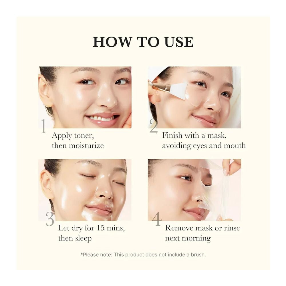 Medicube Turmeric Overnight Wrapping Peel off mask For Glowing Elastic Skin