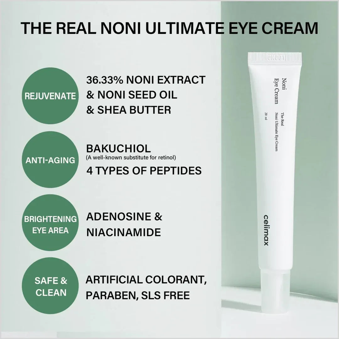 Celimax Real Noni Ultimate Eye Cream 20ml Korean Skincare