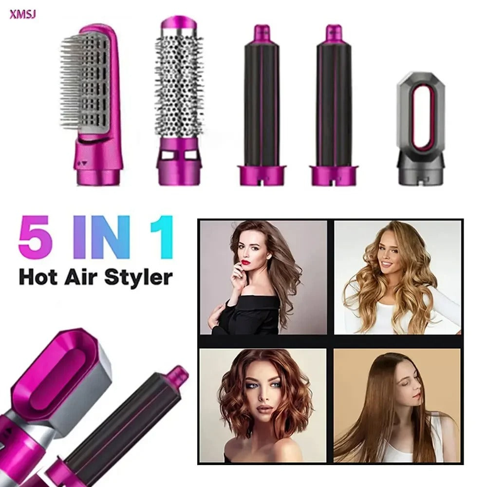 High Quality 5 In 1 Hair Styler with 5 extra feathures