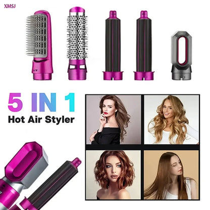 High Quality 5 In 1 Hair Styler with 5 extra feathures