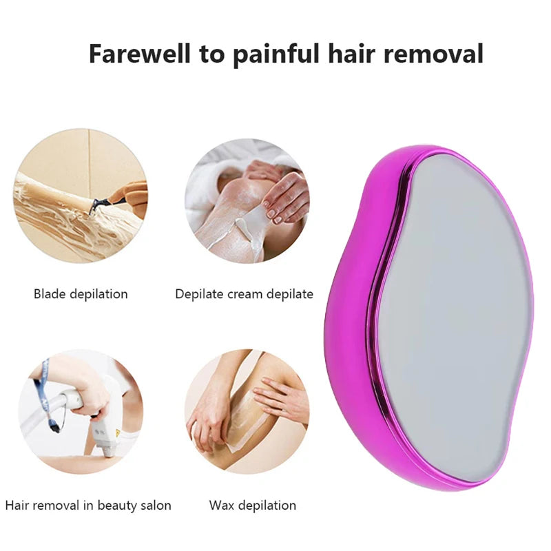 Crystal Hair Remover - Portable Epilator for Men and Women Full Body