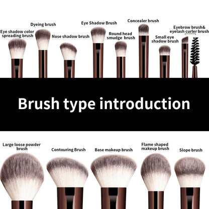 13PCS Makeup Brush Set . Cosmetic Beauty Tool for Face