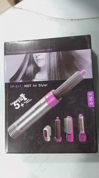 High Quality 5 In 1 Hair Styler with 5 extra feathures