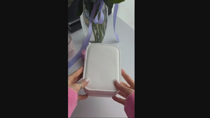 Portable Folding Makeup Mirror Jewellery Box – 3-Color LED Beauty Mirror