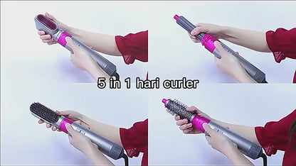High Quality 5 In 1 Hair Styler with 5 extra feathures